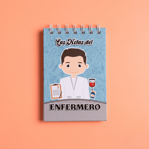 mini libreta enfermero