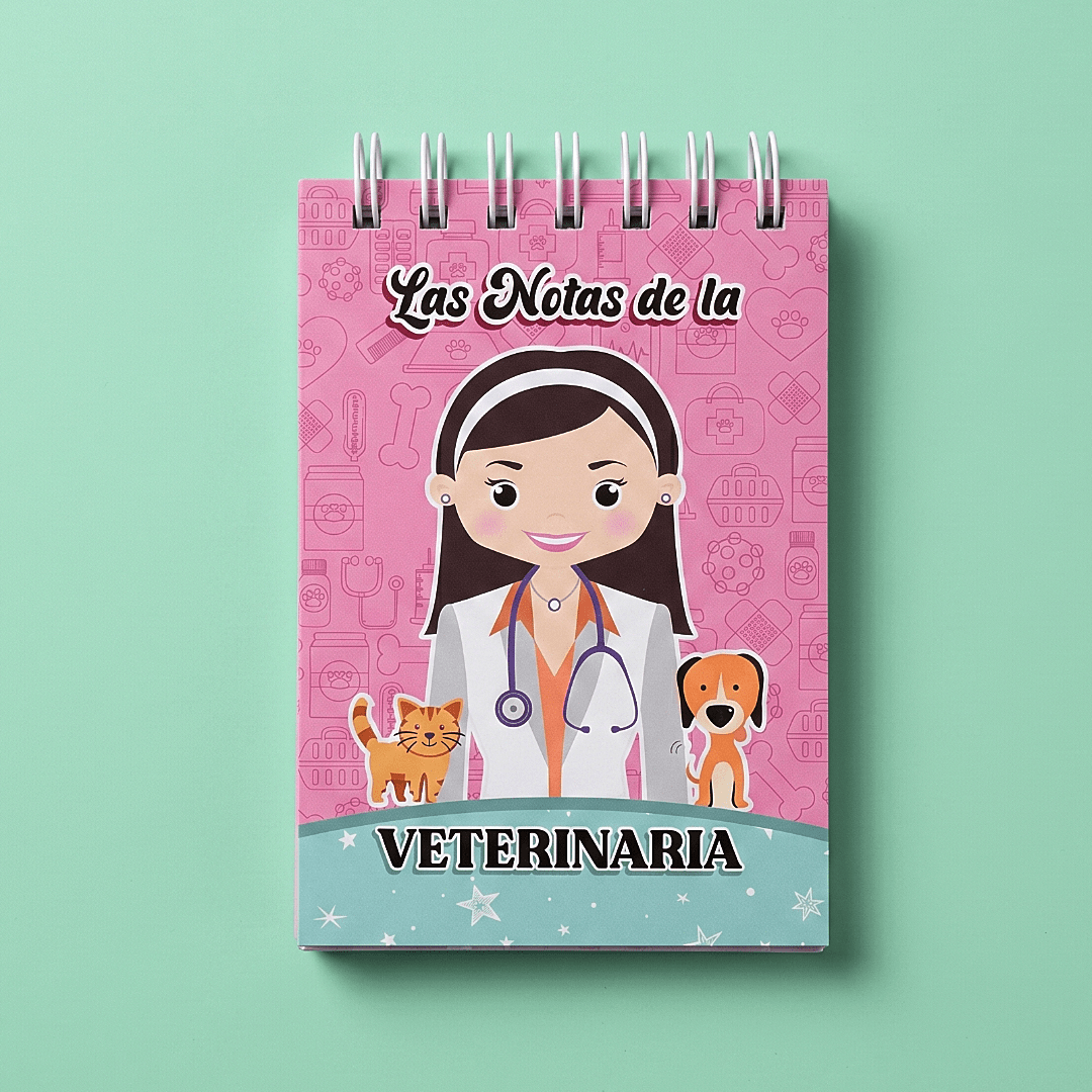 Mini Libreta Las Notas de la Veterinaria