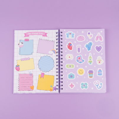 cuaderno tmv stickers