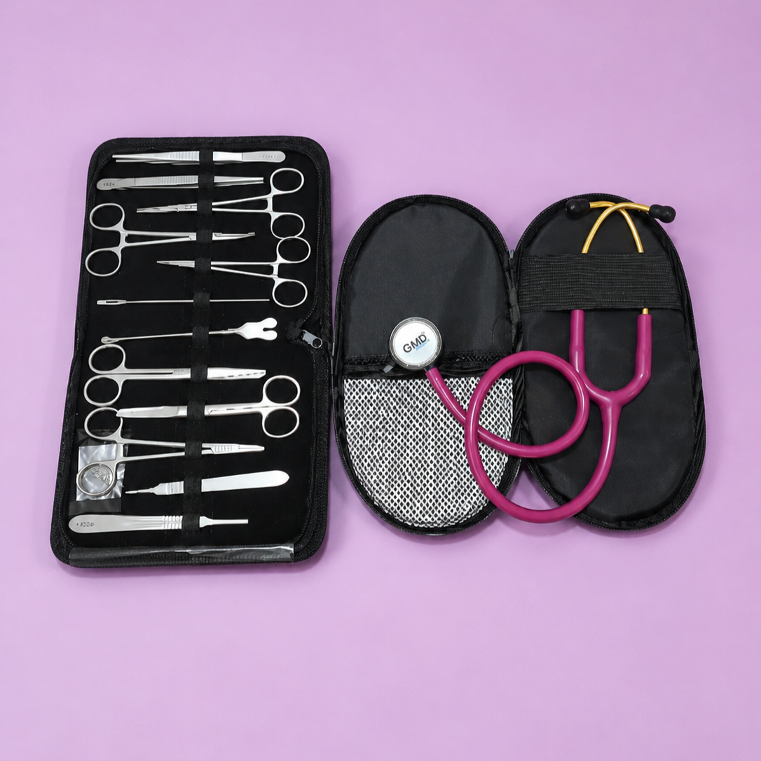 Kit de Disección 13 piezas + Fonendoscopio GMD OIS 300