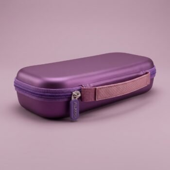 Estuche para Fonendoscopio Morado con Cierre Rosado