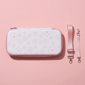 Estuche para Fonendoscopio Rosado Flores de Cerezo Doble Faz