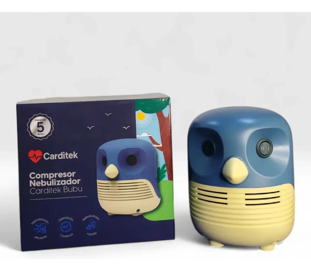 Nebulizador Infantil Bubu Carditek CDK-222 Compresor Nebulizador para Niños y Adultos - Imagen 3